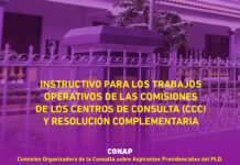 INSTRUCTIVO PARA LOS TRABAJOS OPERATIVOS DE LAS COMISIONES DE CENTROS DE CONSULTA (CCC)