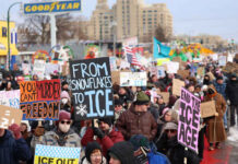 Minneapolis de los Estados Unidos entre protestas