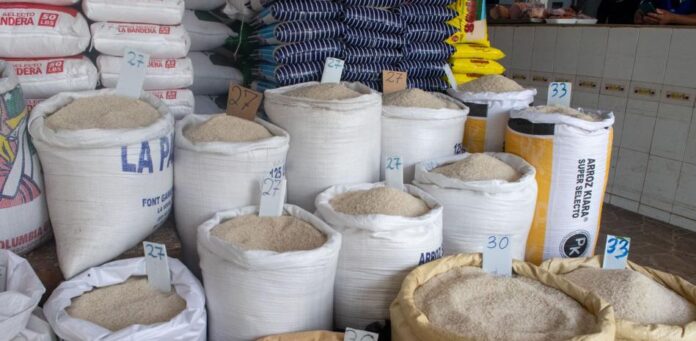 arroz en mercado