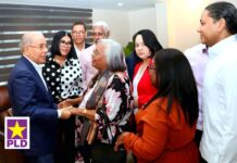Salud del PLD con el Presidente Danilo Medina