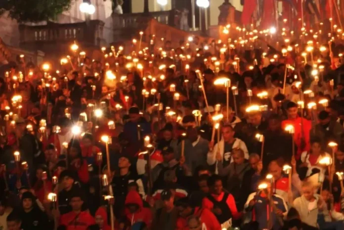 marcha antorchas cuba