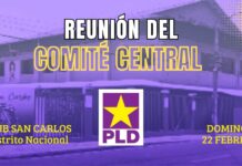 Se reúne el Comité Central del PLD este domingo