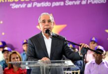 Sendos actos de juramentación del PLD este domingo, que encabezará Danilo Medina.