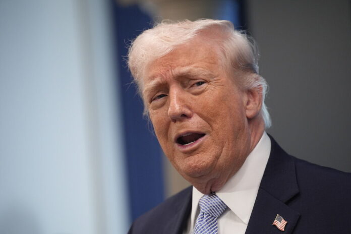 US president and secretary of defense brief media on Iran