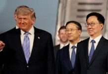 Donald Trump llega a China en su segunda visita desde 2017