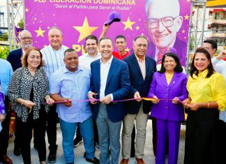 Johnny Pujols inaugura nuevo local del PLD en el Distrito Nacional