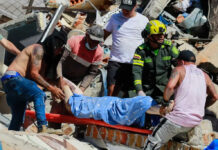 Más de 180 fallecidos y mil 300 lesionados en Colombia tras sismo