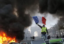 Reportan 164 detenidos y 20 heridos en protestas en Francia.