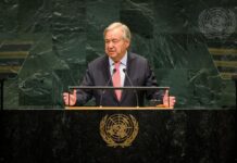 El Secretario de la ONU defiende la paz y el multilateralismo.