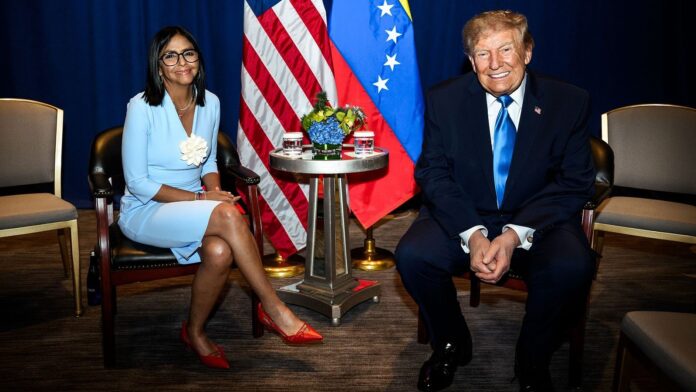 trump y delcy