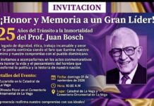 EL Homenaje del PLD al Profesor Juan Bosch